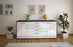 Sideboard Eleni, Weiß Front (180x79x35cm) - Stil.Zeit Möbel GmbH