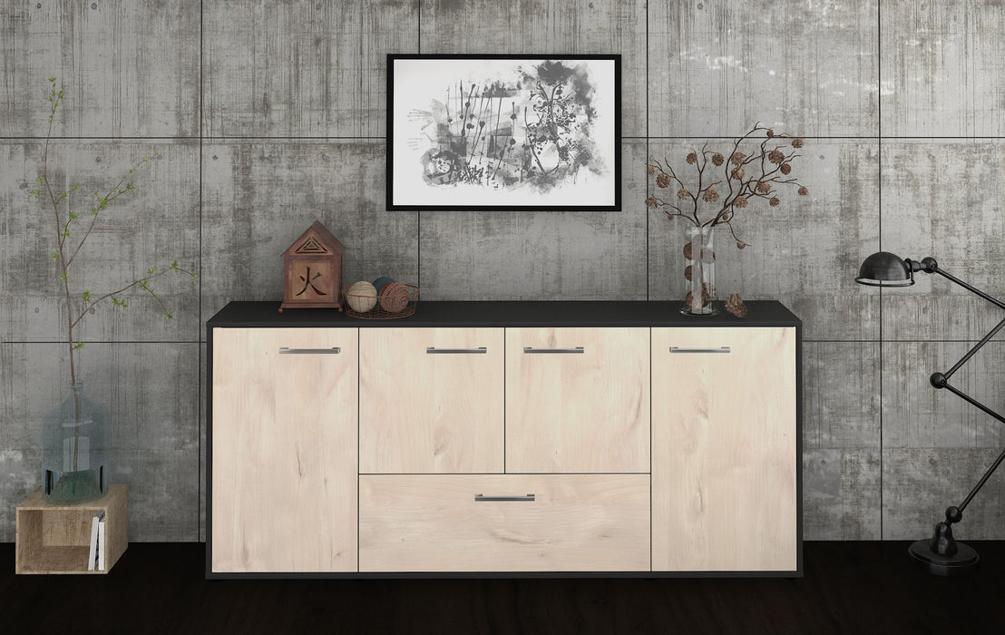 Sideboard Eli, Zeder Front (180x79x35cm) - Stil.Zeit Möbel GmbH