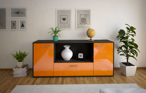 Sideboard Ella, Orange Front (180x79x35cm) - Stil.Zeit Möbel GmbH
