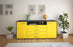 Sideboard Enzo, Gelb Front (180x79x35cm) - Stil.Zeit Möbel GmbH