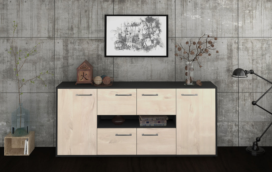 Sideboard Farina, Zeder Front (180x79x35cm) - Stil.Zeit Möbel GmbH