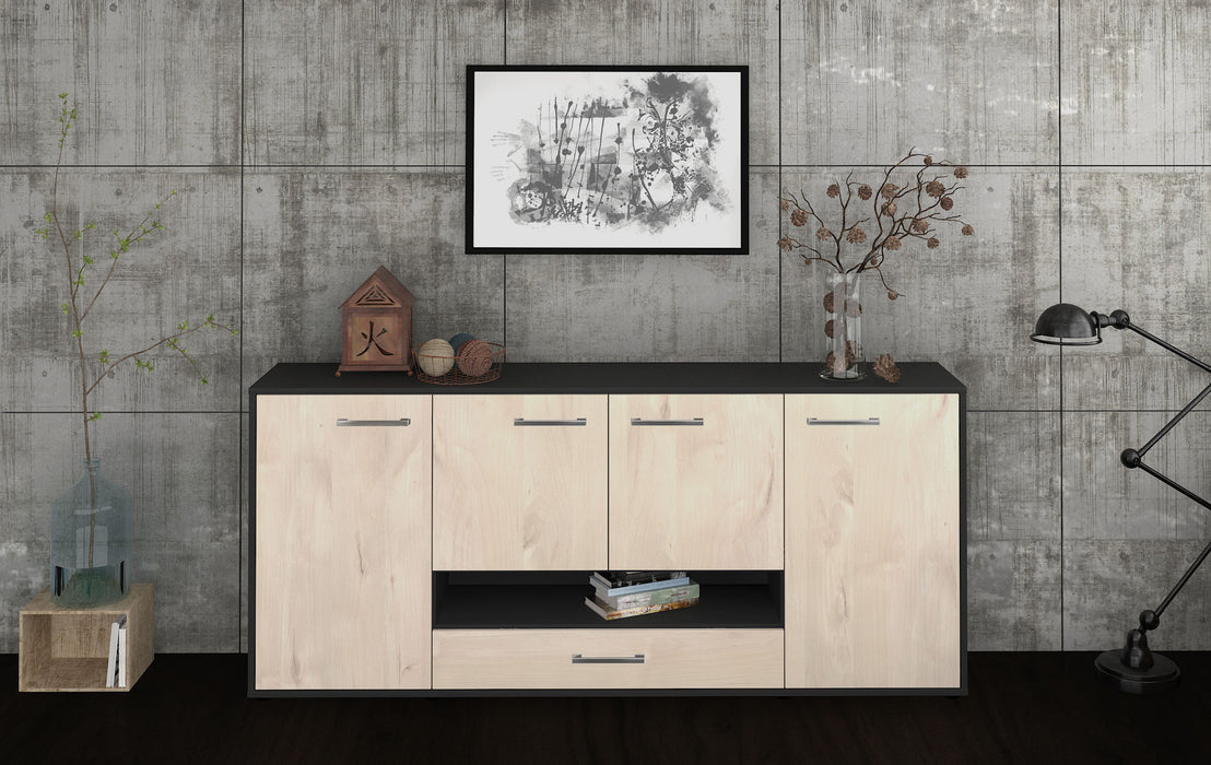 Sideboard Felicitas, Zeder Front (180x79x35cm) - Stil.Zeit Möbel GmbH