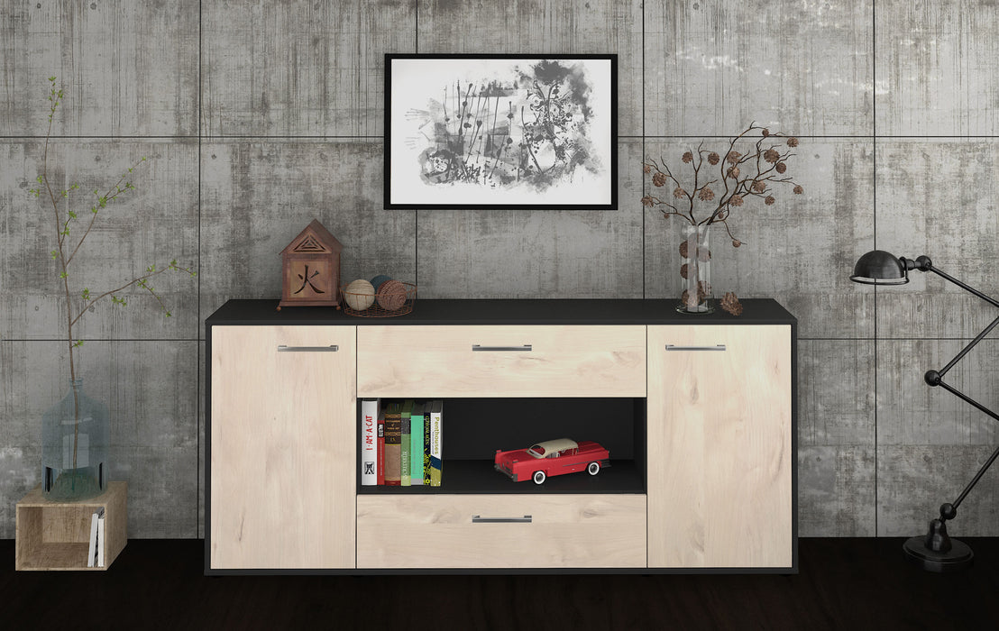 Sideboard Filomena, Zeder Front (180x79x35cm) - Stil.Zeit Möbel GmbH