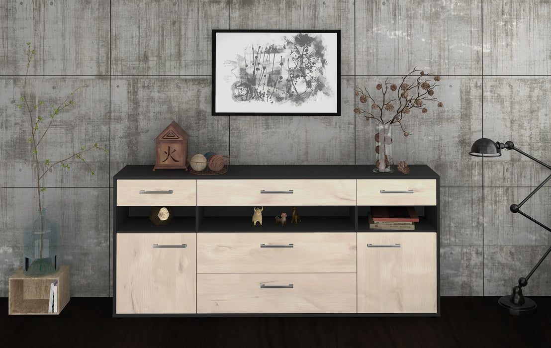 Sideboard Floria, Zeder Front (180x79x35cm) - Stil.Zeit Möbel GmbH