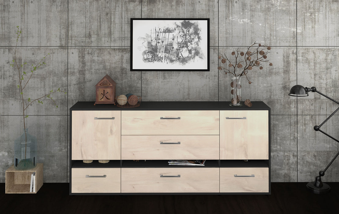 Sideboard Floriana, Zeder Front (180x79x35cm) - Stil.Zeit Möbel GmbH