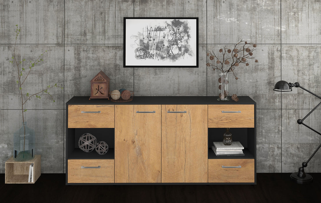 Sideboard Gaia, Eiche Front (180x79x35cm) - Stil.Zeit Möbel GmbH