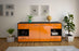 Sideboard Gaia, Orange Front (180x79x35cm) - Stil.Zeit Möbel GmbH