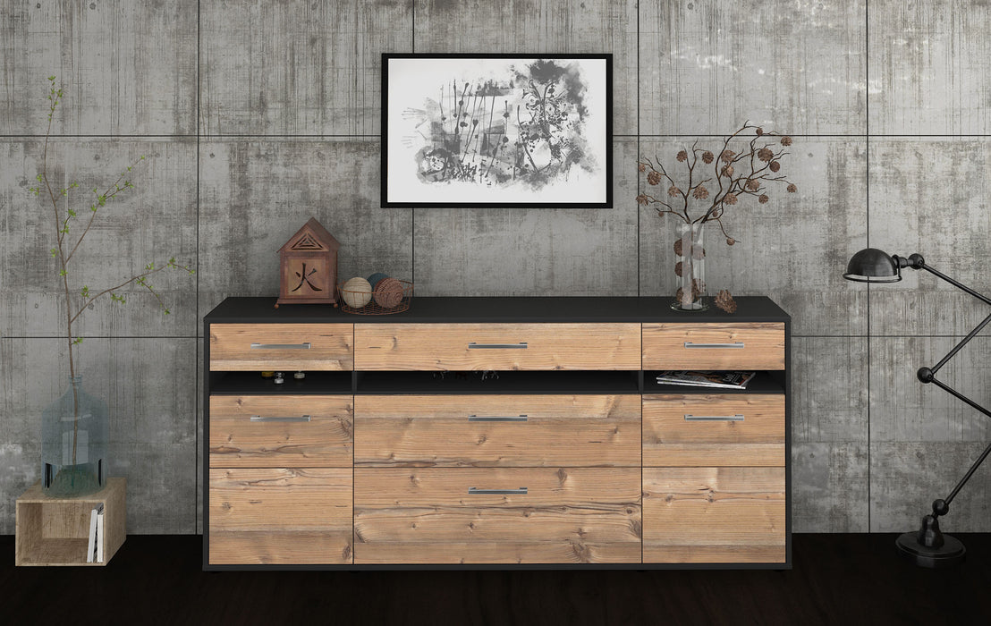 Sideboard Giada, Pinie Front (180x79x35cm) - Stil.Zeit Möbel GmbH