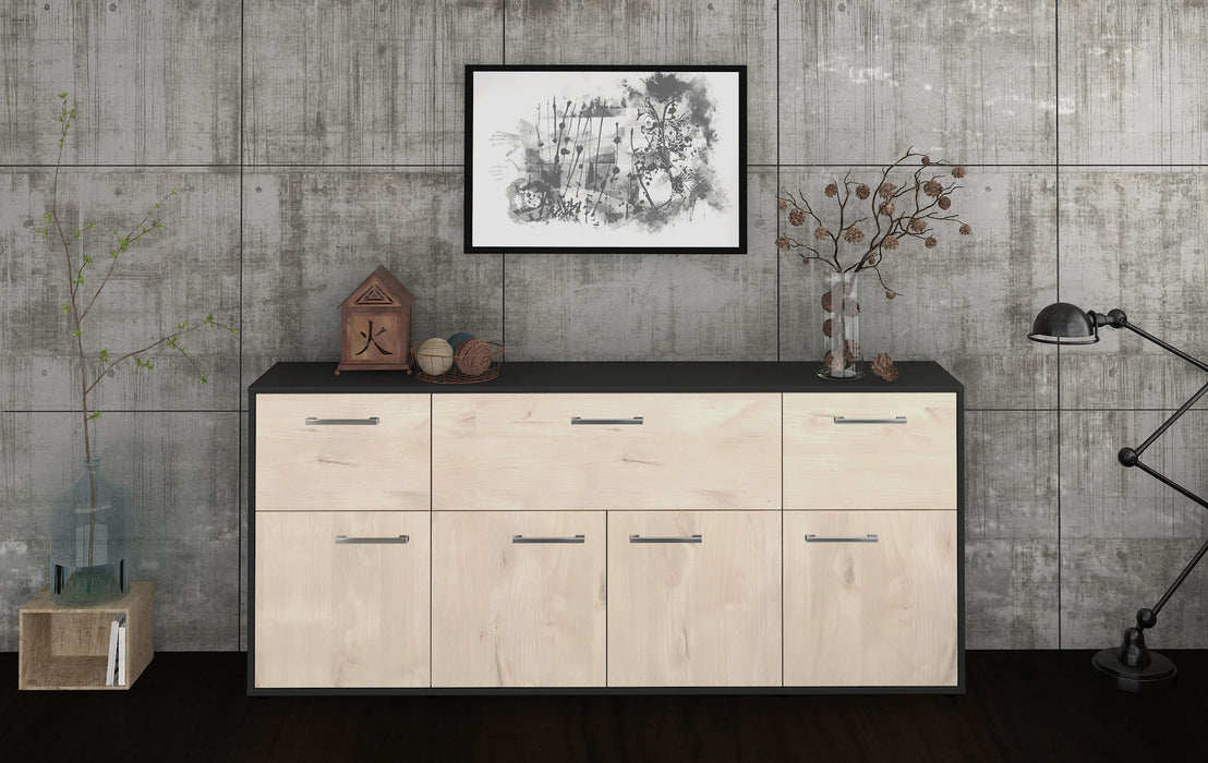 Sideboard Gianna, Zeder Front (180x79x35cm) - Stil.Zeit Möbel GmbH