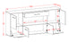 Sideboard ELSA, Bordeaux Maß (180x79x35cm) - Stil.Zeit Möbel GmbH