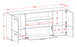 Sideboard Emanuela, Lila Maß (180x79x35cm) - Stil.Zeit Möbel GmbH