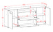 Sideboard Erina, Beton Maß (180x79x35cm) - Stil.Zeit Möbel GmbH