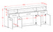 Sideboard Ezia, Beton Maß (180x79x35cm) - Stil.Zeit Möbel GmbH