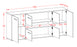 Sideboard Farina, Bordeaux Maß (180x79x35cm) - Stil.Zeit Möbel GmbH