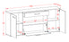 Sideboard Fiora, Beton Maß (180x79x35cm) - Stil.Zeit Möbel GmbH