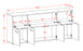 Sideboard Gianna, Beton Maß (180x79x35cm) - Stil.Zeit Möbel GmbH