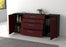 Sideboard Elettra, Bordeaux Offen (180x79x35cm) - Stil.Zeit Möbel GmbH