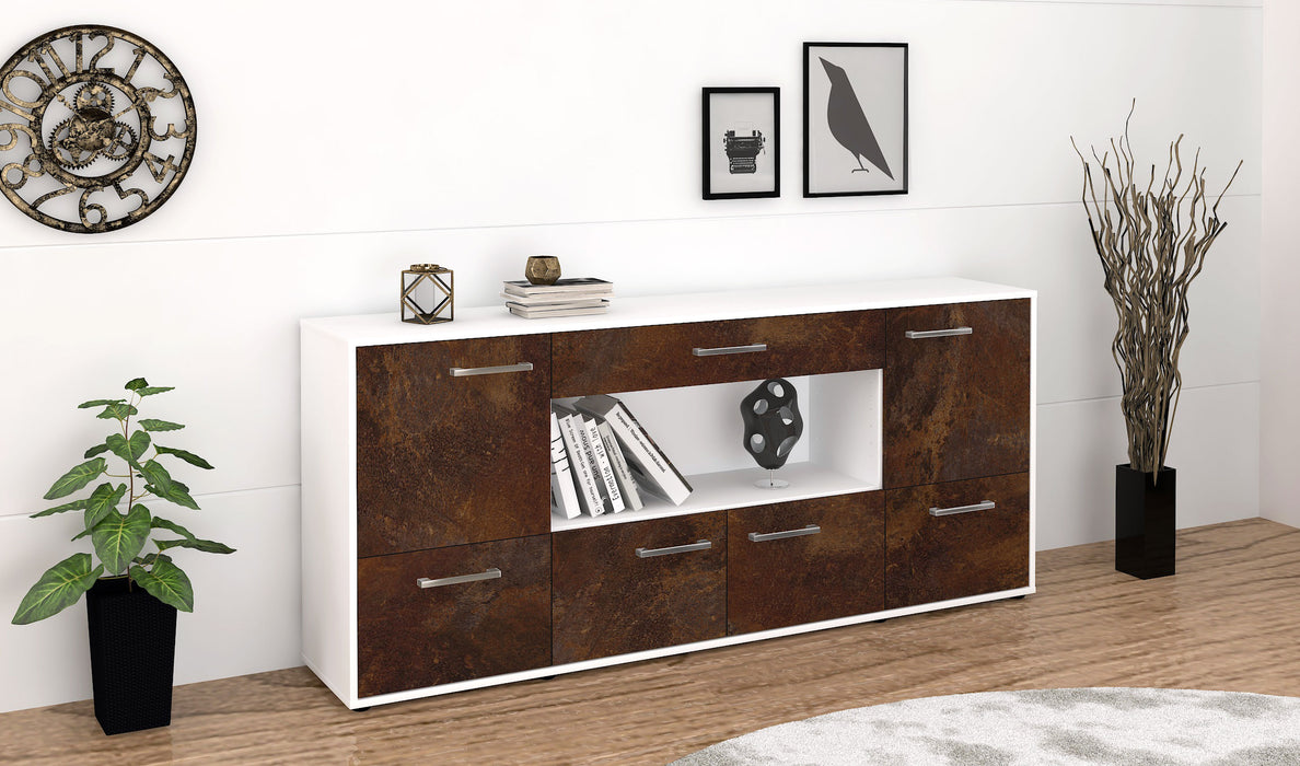 Sideboard ELSA, Rost Seite (180x79x35cm) - Stil.Zeit Möbel GmbH