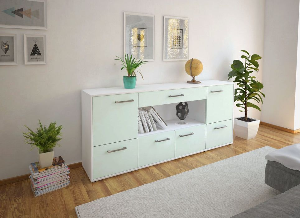 Sideboard ELSA, Mint Seite (180x79x35cm) - Stil.Zeit Möbel GmbH