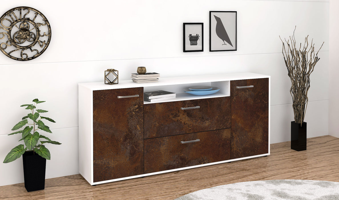 Sideboard Erina, Rost Seite (180x79x35cm) - Stil.Zeit Möbel GmbH