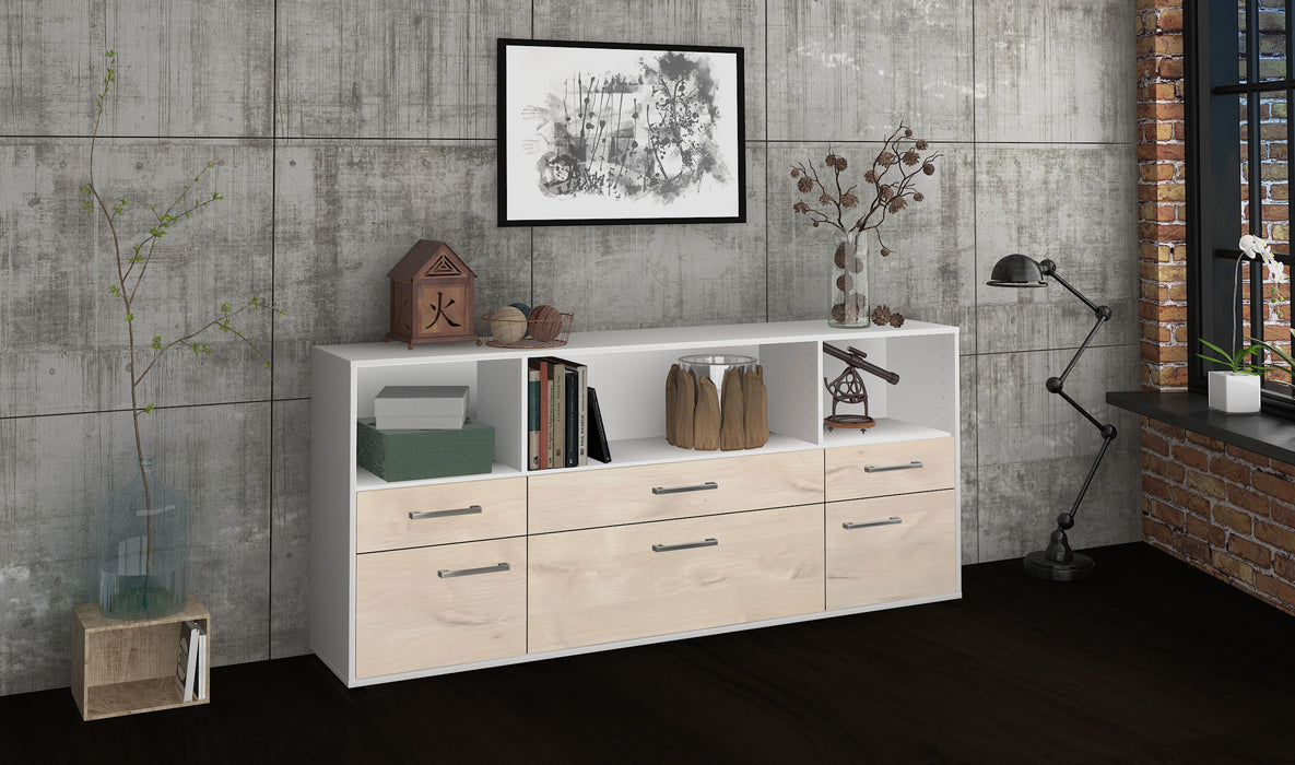 Sideboard Estella, Zeder Seite (180x79x35cm) - Stil.Zeit Möbel GmbH