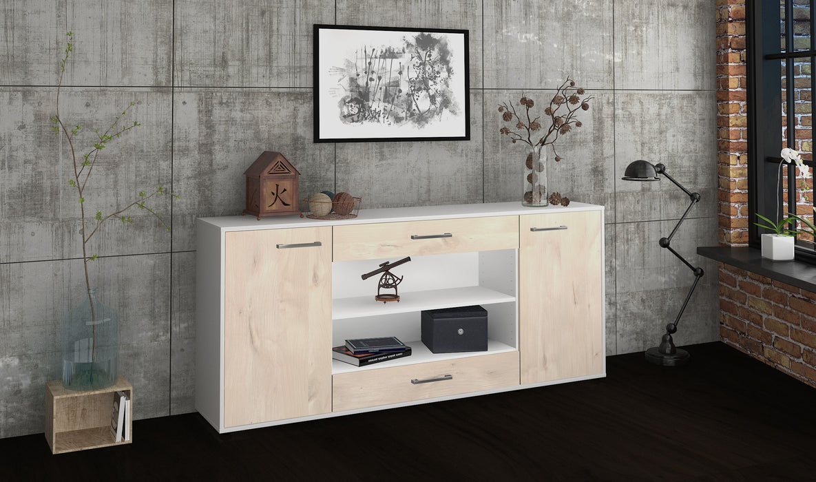 Sideboard Feli, Zeder Seite (180x79x35cm) - Stil.Zeit Möbel GmbH