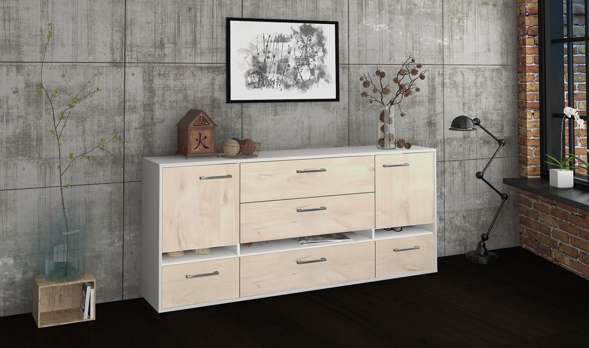 Sideboard Floriana, Zeder Seite (180x79x35cm) - Stil.Zeit Möbel GmbH