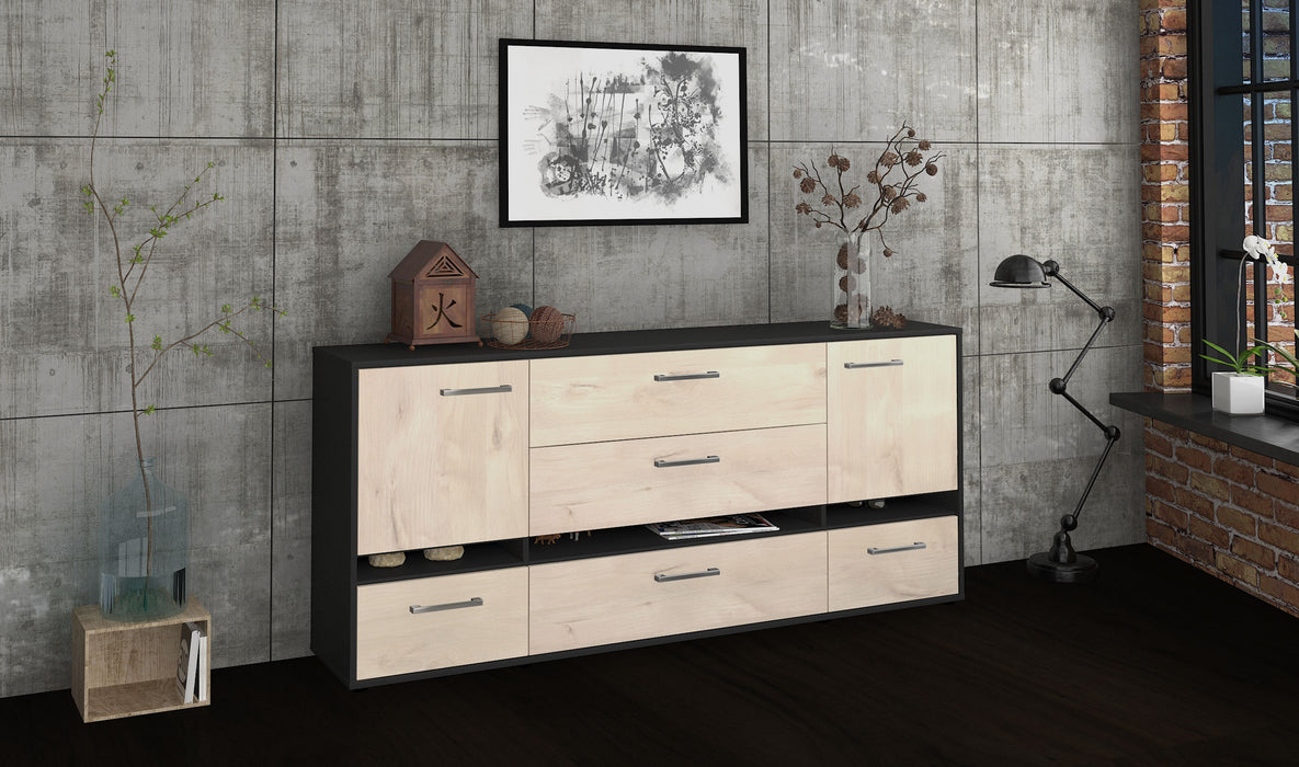 Sideboard Floriana, Zeder Seite (180x79x35cm) - Stil.Zeit Möbel GmbH