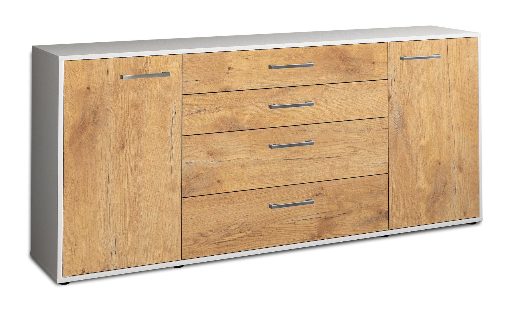 Sideboard Elettra, Eiche Studio (180x79x35cm) - Stil.Zeit Möbel GmbH