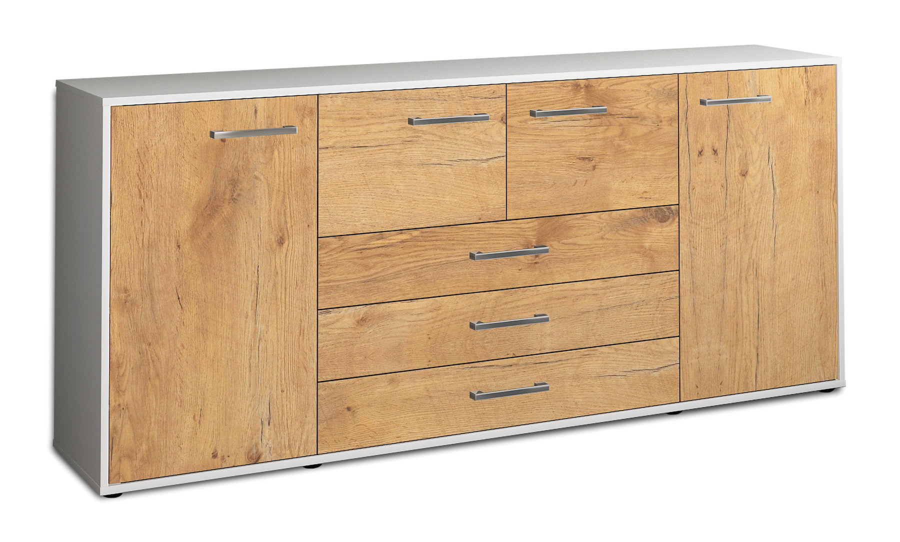 Sideboard Eliana, Eiche Studio (180x79x35cm) - Stil.Zeit Möbel GmbH