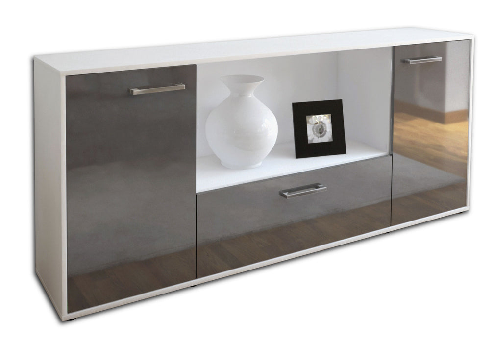 Sideboard Ella, Grau Studio (180x79x35cm) - Stil.Zeit Möbel GmbH