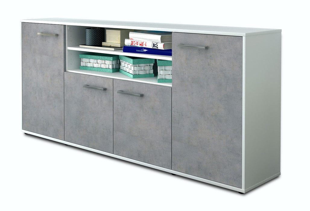 Sideboard Elsita, Beton Studio (180x79x35cm) - Stil.Zeit Möbel GmbH