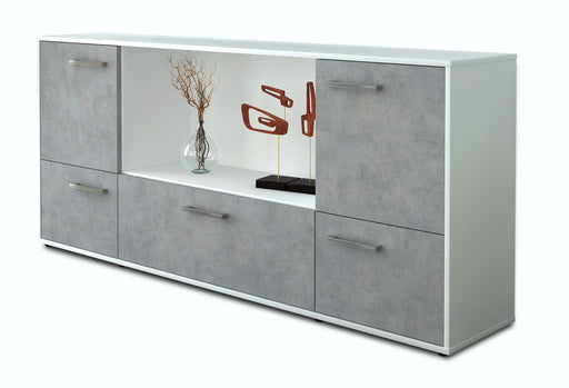Sideboard Elvezia, Beton Studio (180x79x35cm) - Stil.Zeit Möbel GmbH