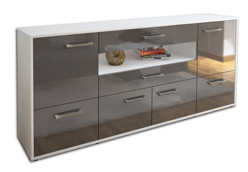 Sideboard Emely, Grau Studio (180x79x35cm) - Stil.Zeit Möbel GmbH