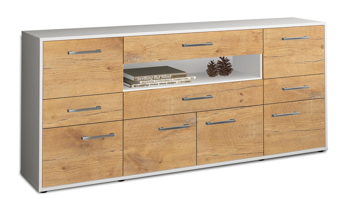 Sideboard Emerelda, Eiche Studio (180x79x35cm) - Stil.Zeit Möbel GmbH