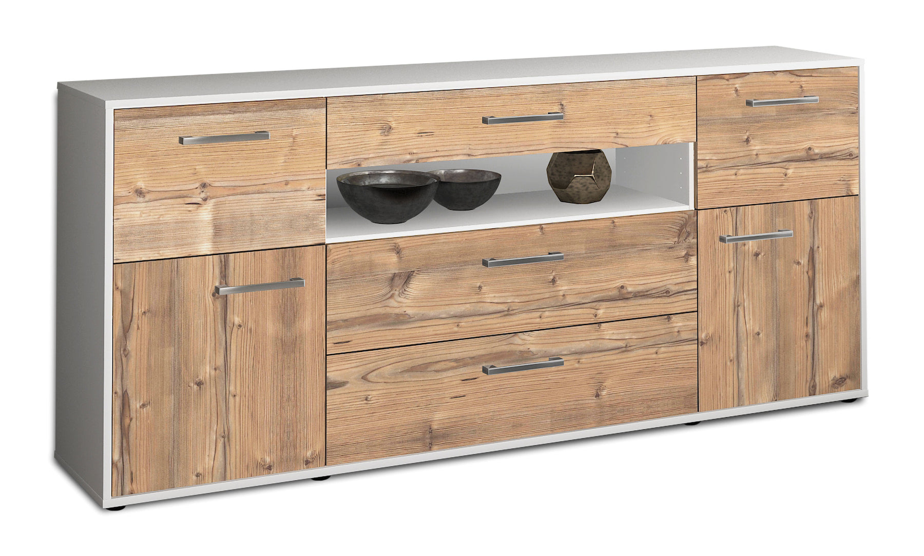 Sideboard Emma, Pinie Studio (180x79x35cm) - Stil.Zeit Möbel GmbH