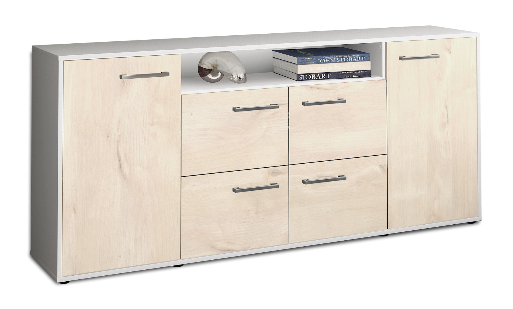 Sideboard Ephenia, Zeder Studio (180x79x35cm) - Stil.Zeit Möbel GmbH