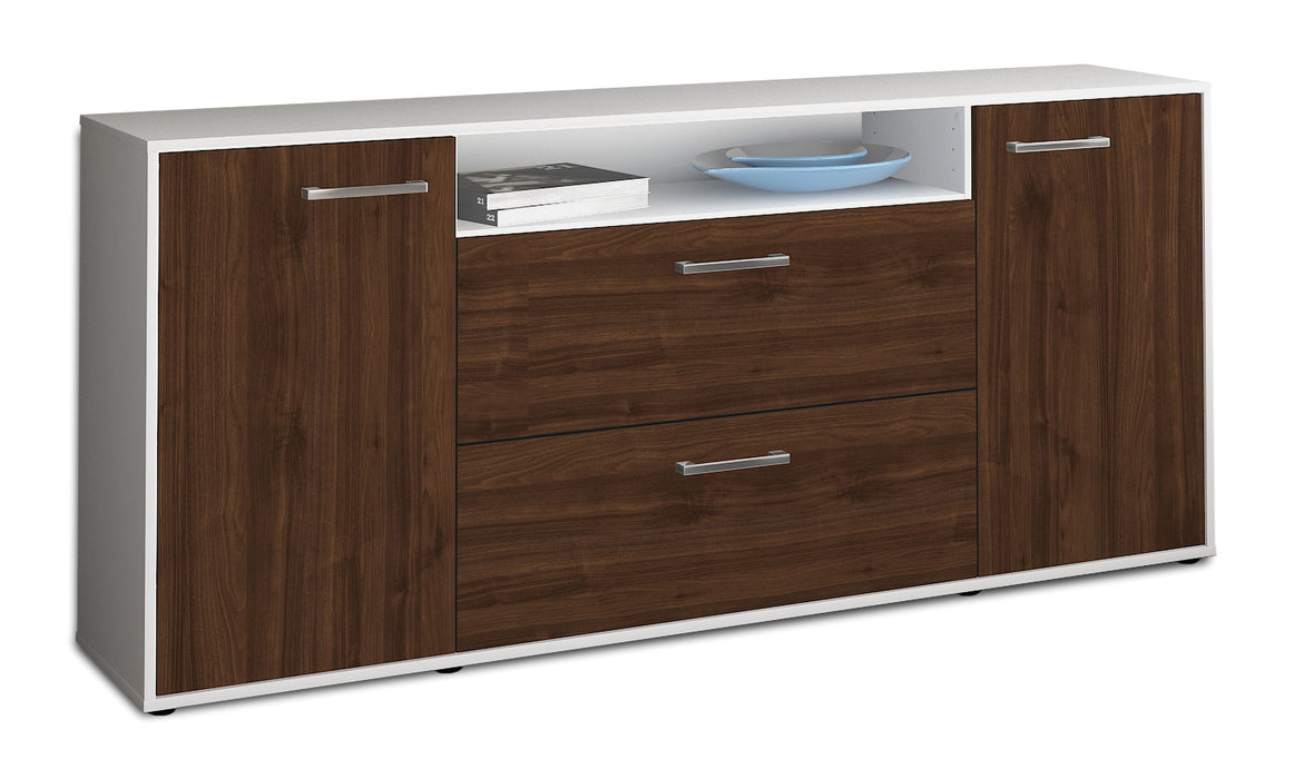 Sideboard Erina, Walnuss Studio (180x79x35cm) - Stil.Zeit Möbel GmbH