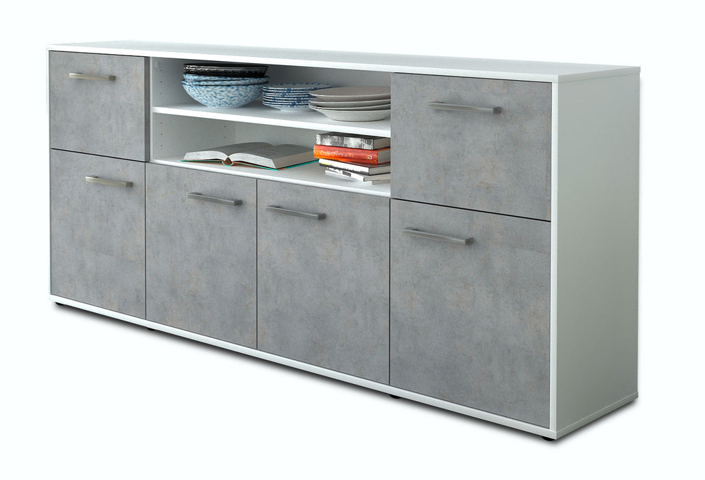 Sideboard Ermelina, Beton Studio (180x79x35cm) - Stil.Zeit Möbel GmbH