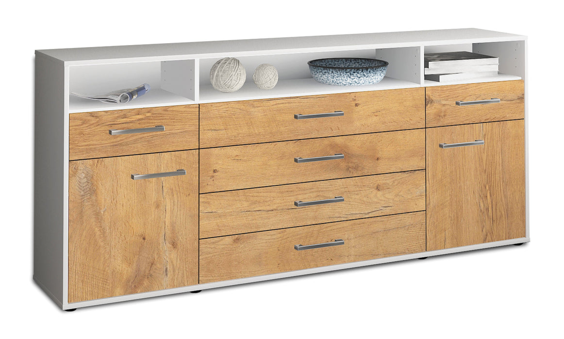 Sideboard Evelina, Eiche Studio (180x79x35cm) - Stil.Zeit Möbel GmbH