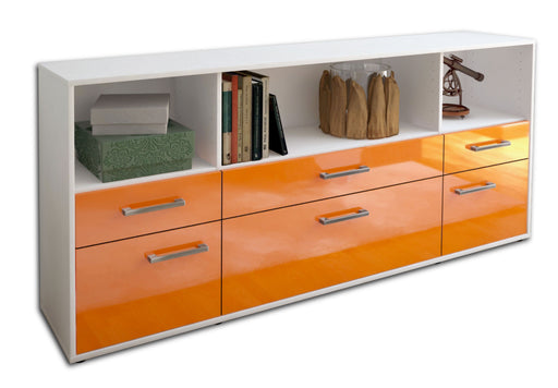 Sideboard Evelina, Orange Studio (180x79x35cm) - Stil.Zeit Möbel GmbH