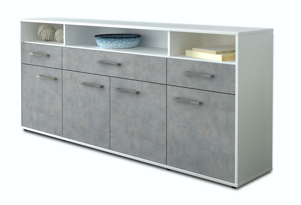 Sideboard Ezia, Beton Studio (180x79x35cm) - Stil.Zeit Möbel GmbH