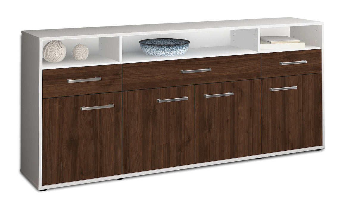 Sideboard Ezia, Walnuss Studio (180x79x35cm) - Stil.Zeit Möbel GmbH