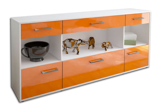 Sideboard Fabiana, Orange Studio (180x79x35cm) - Stil.Zeit Möbel GmbH