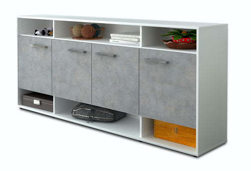 Sideboard Felia, Beton Studio (180x79x35cm) - Stil.Zeit Möbel GmbH