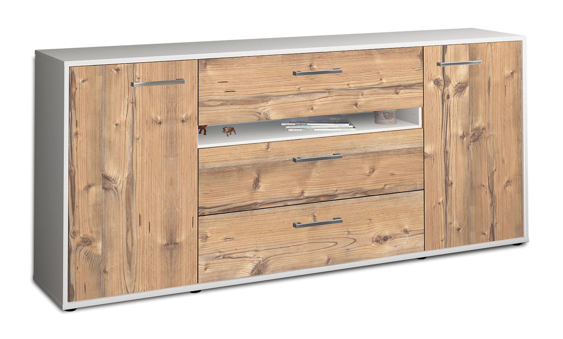 Sideboard Fernanda, Pinie Studio (180x79x35cm) - Stil.Zeit Möbel GmbH