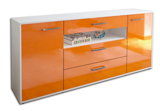 Sideboard Filippa, Orange Studio (180x79x35cm) - Stil.Zeit Möbel GmbH