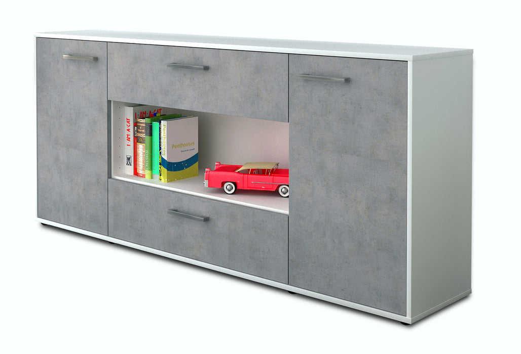 Sideboard Filomena, Beton Studio (180x79x35cm) - Stil.Zeit Möbel GmbH