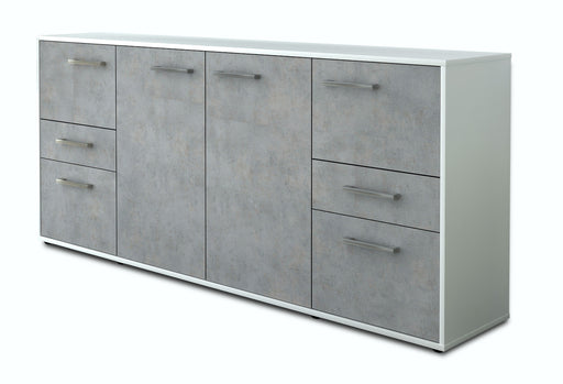 Sideboard Gemma, Beton Studio (180x79x35cm) - Stil.Zeit Möbel GmbH