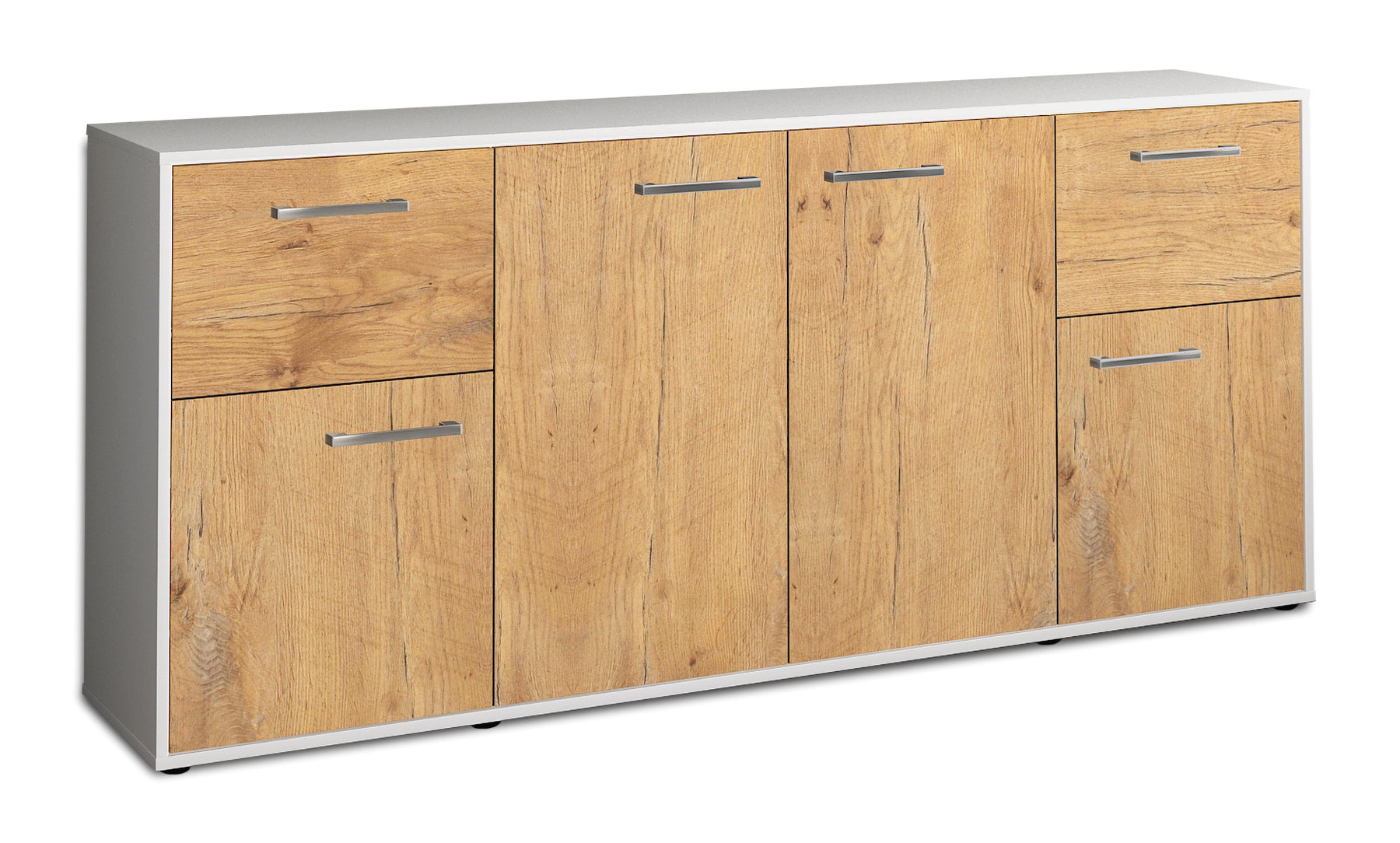 Sideboard Gemma, Eiche Studio (180x79x35cm) - Stil.Zeit Möbel GmbH